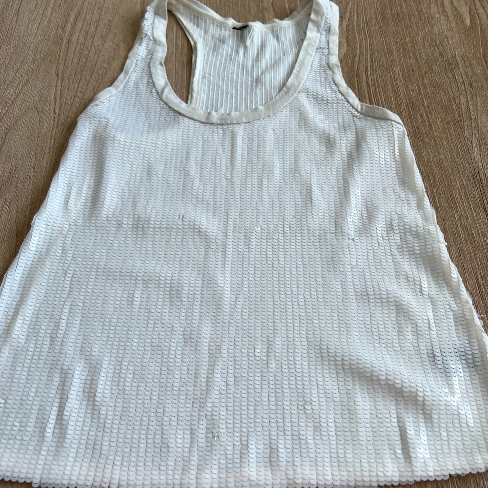 7 for all man kind sequined Tank Top